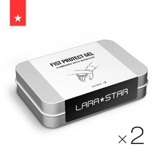 勞拉之星 LS0756 拳擊繃帶 護拳峰 凝膠 散打 泰拳 關節保護, 1個, 鐵盒包裝硅膠緩衝白色【10*5cm】