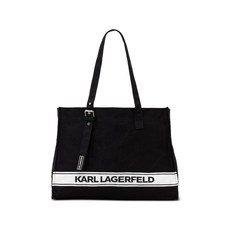 칼 라거펠트 로고 디테일 토트 백