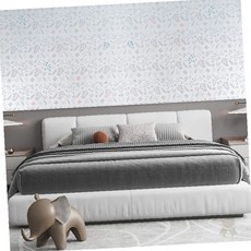 거실벽면 셀프시공 접착식 화이트톤 미니플라워 패턴 단열 보온 결로방지 인테리어, 상세페이지 참조