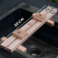 나무 연삭석 선반 조정 가능한 샤프닝 스톤 홀더 샤프닝 홀더 그라인더베이스 스탠드 홈 주방용 텔레스코픽, 02 7-50cm, 01 01