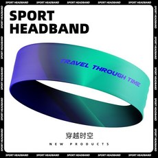 運動吸汗導汗髮帶 頭巾 健身跑步籃球止汗帶, 1個, 穿越时空