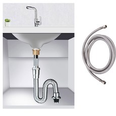 제빙기 호스 스테인레스 스틸 인치 급수 커넥터 DIY 교체용