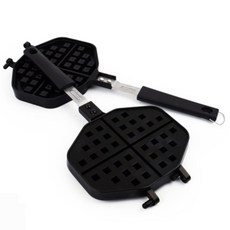 와플팬 팬케이크 4구 가정 가스레인지용, 1개, 15.5cm