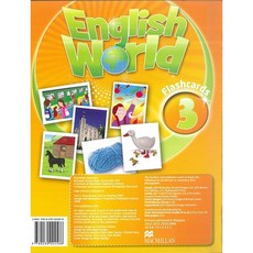 English World 3 閃字卡 (75張 A4尺寸), 1個