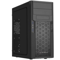 小白的生活工場*SilverStone 銀欣 PS13 2大 黑化 ATX 機殼, 1個