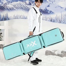 스노우보드 데크 가방 스노보드 엣지 백 캐리어 무소음 휠, 174x36cm, 10 스노우보드 휠백 캐리어 가방 무소음 휠, 1개