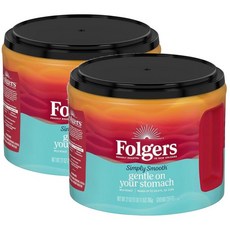 Folgers 폴저스 심플리 스무드 그라운드 커피 마일드 로스트 765g, 2개, 핸드드립(중간)