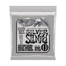Ernie Ball 電吉他弦 John Mayer Silver Slinky 2218 10.5-47, 1個, 單套