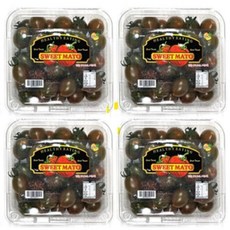 망고향 스테비아 대추방울토마토 블랙 스윗마토 2kg (500g x 4팩), 단일옵션, 4개