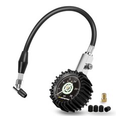 타이어 공기압 게이지 100psi 야광 공기압을 다이얼 ATsafep