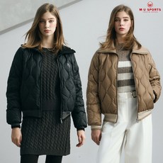 [MU] 25FW 여성 퀼팅 다운 자켓 1종