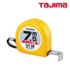 타지마 수동 줄자 7.5m H25-75BL, 1개
