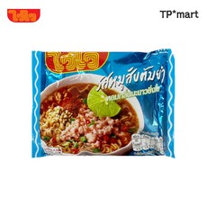 태국 와이와이 민스크 포크 톰냠 누들 60g, 1개