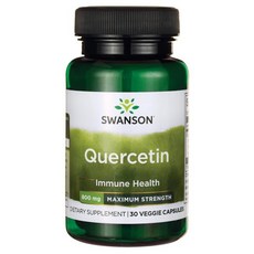 Swanson 斯旺森 檞皮素素食膠囊 800mg, 30顆, 1罐