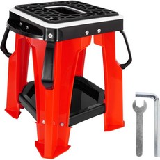 루투 더트 바이크 스탠드 리프트 오토바이 범용 패널 공구 트레이 핸들 포함 모터크로스에 일반적으로 사용됨 500파운드 파랑, 손잡이 포함, 빨강, 1개