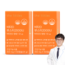 더리틀스 비타D부스터 2000IU, 2개, 60정