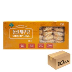 1박스) 지엔씨 냉동 통살새우링 690g x 10개입, 10개, 단품