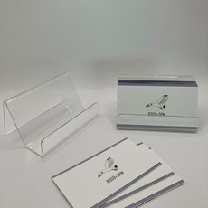 명함꽂이 아크릴 명함 거치대 홀더, 1개, 상세페이지 참조