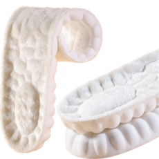 누비즈 4세대 인체공학 발 편한 메모리폼 겨울 털깔창 1+1