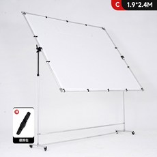 방송 촬영반사판, 1.9x2.4m 리프팅 회전 스크린, 1개