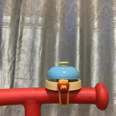 兒童自行車鈴鐺 可愛麥門漢堡造型 網紅平衡車滑板車單車手按鈴鐺 台灣出貨, 藍色車鈴鐺+薯條, 1個
