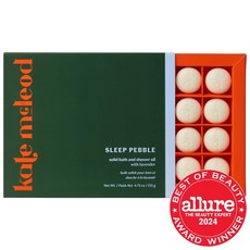 Kate McLeod 케이트 맥클라우드 더 페블 - 영양 코코아 버터가 함유된 딥 모이스처라이징 솔리드 바스 & 샤워 오일, 02번Sleep - Lavender 4.75 oz