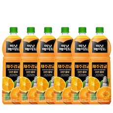 코카 미닛메이드 제주감귤 PET, 1.5L, 6개