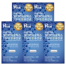 리얼닥터 멀티바이오틱스 100억 생유산균 12g, 30정, 5개