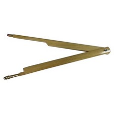 【文具通】教學用 圓規 白板筆用 粉筆用 木製 此款商品僅限宅配 I1010075, 1個