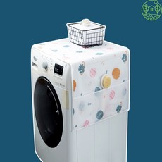 하넬룸 전자제품 방수커버 세탁기커버, 대형 꽃