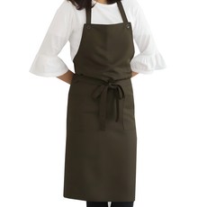 DGG 長版素色防水圍裙, 卡其色, 2入