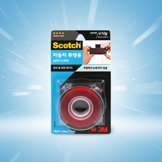 차량용테이프 자동차 투명 폼 접착 DIY 용품 쓱템, 1개