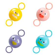 發光拉哨球 兒童玩具 拉繩閃光球 發光球 拉哨飛球 發光溜溜球, 1個