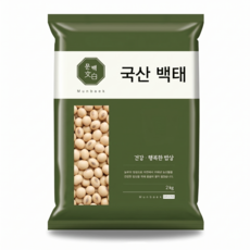 문백 국산 백태 2kg, 1개