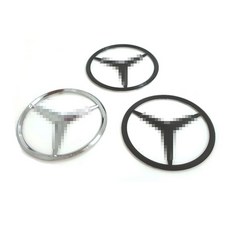 벤츠 트렁크 엠블럼, (03)블랙무광