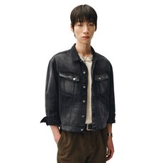 데케트 DECET Denim Trucker Jacket DCJK004Black