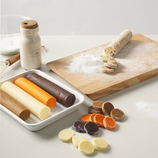 샌드쿠키 샤브레쿠키 전용 생지 5종 막대형 생지 2.5kg, 2개