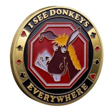 포커 카드 프로텍터 포커 칩 코인 테이블 게임 포커 카드 가드 코인 남편 아버지 친구를 위한 선물 수집 코인, 2