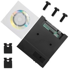 SFR1M44-U100K 검정색 3.5 인치 1.44MB USB SSD 플로피 드라이브 에뮬레이터 YAMAHA KORG ROLAND 전자 키보드 GOTEK, 검은색, 1개