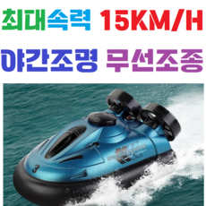 [최대속력] [15KM/h] [RC잠수함] [미니보트] [6가지 기능] [고마력모터] [충돌방지] [야간조명], 블루, 1개