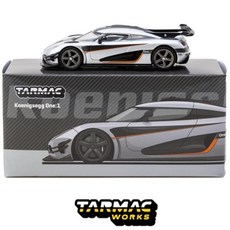 타막웍스 1/64 코닉세그 One:1 Silver - GLOBAL64
