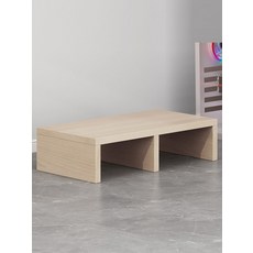 싱크대 발판 주방 원목 사무실 디딤판 키높이 책상 발받침대 디딤대, 1개, 80x30x15 바니시