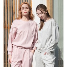 DURAN 뒤란 / 여성 긴소매 심플 티/ 로아 셔링 벌룬핏 맨투맨 티셔츠 DTF4S-4139