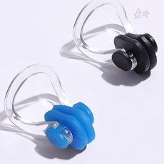 수면 코골이 방지 숨쉬기 편한 실리콘 코마개 콧구멍 냄새 차단 집게 클립 수면, 1개, 블루