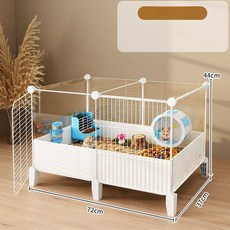 햄스터 하우스 집 하우스 사육장 케이지 세트 미니 메추리 이동장, H4H0, 1개