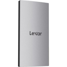 Lexar 2TB ES3 휴대용 SSD 최대 1050MB/s 읽기 및 1000MB/s 쓰기 PC Mac 태블릿 스마트폰 외장 솔리드 스테이트 드라이브 실버(LES3XX0