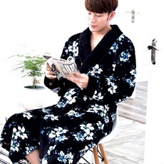 곤룡포 가운 남녀공용 커플 잠옷 목욕 샤워 로브 가을 겨울 용모양 두루마기