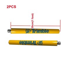 트림블 R12i R12 R10 R9snR8s R2 GPS용 30cm 1피트 측량 연장 폴 프리즘 안테나 섹션 2개 5/8 x 11 나사산