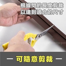 門底密封條 門縫密封條 門檔密封條 門縫條 門檔條 門縫擋 門窗隔音條 防蟑螂門縫 隔音條 門檔 密封條, 1個, 咖啡色 門底密封條