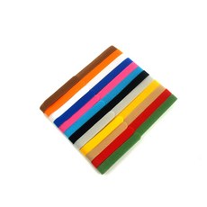 반려견 식별용 다색 목걸이벨크로세트 12개입